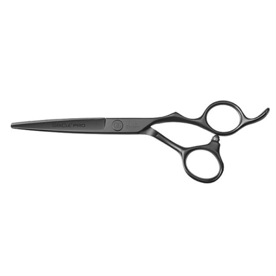 Ножиці прямі Olivia Garden SilkCut чорні матові 575/5,75