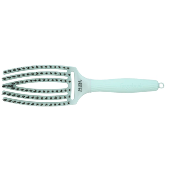 Щітка Olivia Garden FingerBrush Combo Medium Nineties Fizzy Mint (Green) Щітка Olivia Garden FingerBrush Combo Medium Nineties Fizzy Mint (Green)